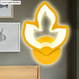 Candy Colored Cartoon Sconce Lamp For Childs Bedroom Stair Wall