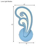 Candy Colored Cartoon Sconce Lamp For Childs Bedroom Stair Wall