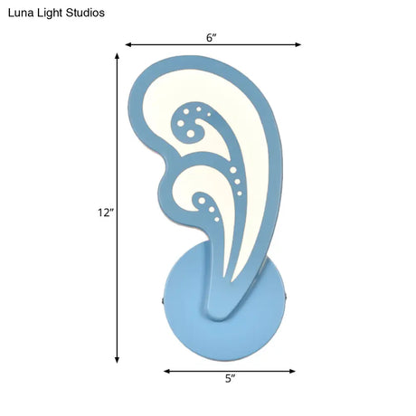 Candy Colored Cartoon Sconce Lamp For Childs Bedroom Stair Wall