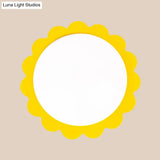 Cartoon Flower Ceiling Light For Corridor And Bathroom