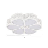 Cartoon Flower Led Ceiling Light For Kindergarten