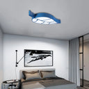 Cartoon Led Ceiling Lamp For Kindergarten Classrooms Blue