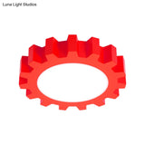 Cartoon Led Ceiling Light For Kindergarten: Metal Gear Mount