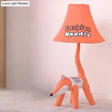 Cartoon Reading Light: Fun Animal Fabric Desk Light For Childs Bedroom