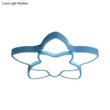 Cartoon Star Flush Ceiling Light Fixture - Acrylic For Kindergarten