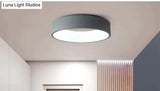 Ceiling Led Lights For Dining Room Kitchen Fixtures Ring Modern Black Bedroom Lighting Indoor Home