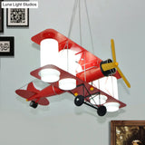 Chic Modern Metal Hanging Chandelier For Bedroom - Battle Plane Inspired