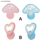 Child Bedroom Led Wall Sconce: Lovely Pattern Acrylic Undertint Light