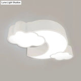 Cloudy Acrylic Flush Mount Ceiling Light For Classroom Or Child’s Bedroom