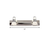 Conic Sconce Light - Contemporary Style Aluminum Vanity Lighting With 2/3/4 Warm/White Lights For