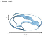 Contemporary 2-Heart Acrylic And Metal Flush Mount Ceiling Light For Living Room
