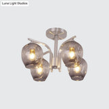 Contemporary 4 - Head Bud Shade Ceiling Light - Perfect For Dining Room Or Bedroom