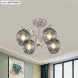 Contemporary 4 - Head Bud Shade Ceiling Light - Perfect For Dining Room Or Bedroom