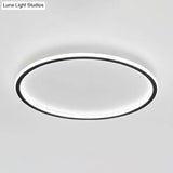 Contemporary Aluminum Flushmount Lights - Stylish Ceiling Fixture For Living Room