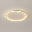 Contemporary Aluminum Flushmount Lights - Stylish Ceiling Fixture For Living Room White / 12 Natural