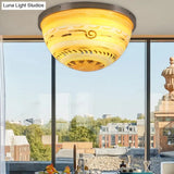 Contemporary Bedroom Flush Mount Ceiling Light