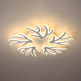 Contemporary Coral Flush Ceiling Light: Acrylic Flushmount With Led Lights In Warm/White/Natural 5