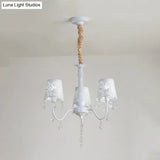 Contemporary Crystal Metal Pendant Chandelier For Living Room