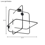 Contemporary Flush Mount Lamp With 4 Heads Matte White Glass Black/White/Gold Finish