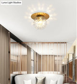 Contemporary Frosted Glass Sphere Semi Flush Chandelier: Stylish Ceiling Mount Light For Hallways