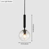 Contemporary Glass Pendant Light For Lounge