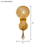 Contemporary Gold Sconce Wall Light For Living Room