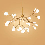 Contemporary Led Acrylic Chandelier Pendant Light For Living Room 110V-120V / 27 Dorado