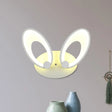 Contemporary Led Acrylic Wall Sconce Light Fixture - White Finish Warm/White Perfect For Corners /