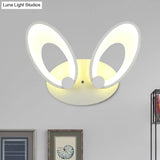 Contemporary Led Acrylic Wall Sconce Light Fixture - White Finish Warm/White Perfect For Corners