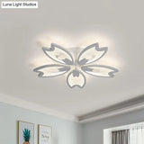 Contemporary Led Ceiling Light With Acrylic Buds - Warm/White/Natural Options 3/5/9 - Head Flush