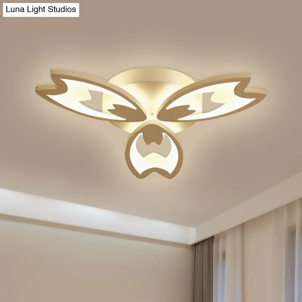Contemporary Led Ceiling Light With Acrylic Buds - Warm/White/Natural Options 3/5/9 - Head Flush