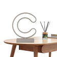 Contemporary Led Nightstand Lamp - White Curvy Book Light With Acrylic Shade Warm/White Option /