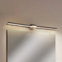 Contemporary Led Vanity Light In Black And White/Warm - 16/23.5 Slim Line Acrylic Wall Sconce / 16
