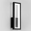Contemporary Led Wall Sconce With Acrylic Shade For Bedside Lighting Black / White