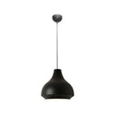 Contemporary Metal Gourd Pendant Ceiling Light - 1 Light - Grey/Black/Yellow Black