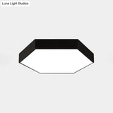 Contemporary Metal Honeycomb Led Flushmount Ceiling Light For Dining Room