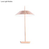 Contemporary Metal Led Cone Table Lamp - Black/White/Gold Ideal For Living Room