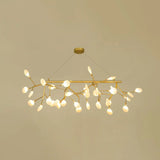 Contemporary Metal Pendant Lighting With Round Canopy For Bedroom - Island Branch Design 36 / Gold