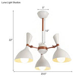 Contemporary Monochrome Kindergarten Pendant Chandelier For Living Room