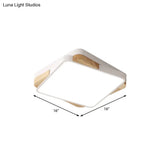 Contemporary Rectangular Acrylic Lighting Fixture - Flush Mount Ceiling Lights For Living Room