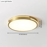 Contemporary Round Flush Mount Ceiling Light Fixture - Acrylic Ideal For Living Room