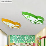 Contemporary Space Themed Ceiling Light For Child’s Bedroom - Acrylic Mount