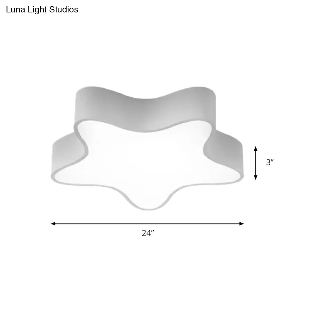 Contemporary Star Ceiling Light For Boys And Girls Bedroom