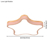 Contemporary Star - Shaped Flush Mount Acrylic Ceiling Light Fixture