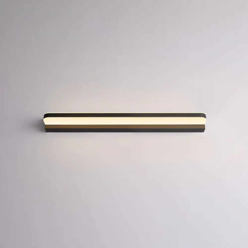 Contemporary Vanity Wall Lamp For Makeup - Bathroom Ambient Lighting Black / 20.5 Warm