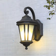 Country Black Finish Twisted Arm Sconce Lighting With Opal Glass - Wall Mount Lamp Fixture