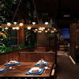 Country-Style Mushroom Chandelier With 12 Wooden Bulbs For Indoor Pendant Lighting Wood