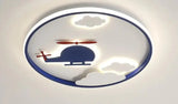 Creative Cloud Plane Bedroom Ceiling Lamp 42Cm Stepless Dimmer Remote Control