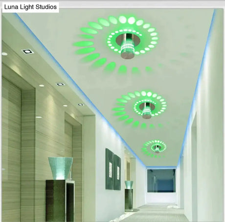 Creative Led Ceiling Lights 3W Modern Led Lamps Colorful Wall Sconce Living Room Surface Mounted