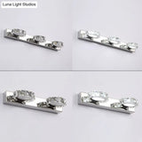 Crystal Circle Vanity Wall Light - Modern Minimalist Style For A Stylish Look